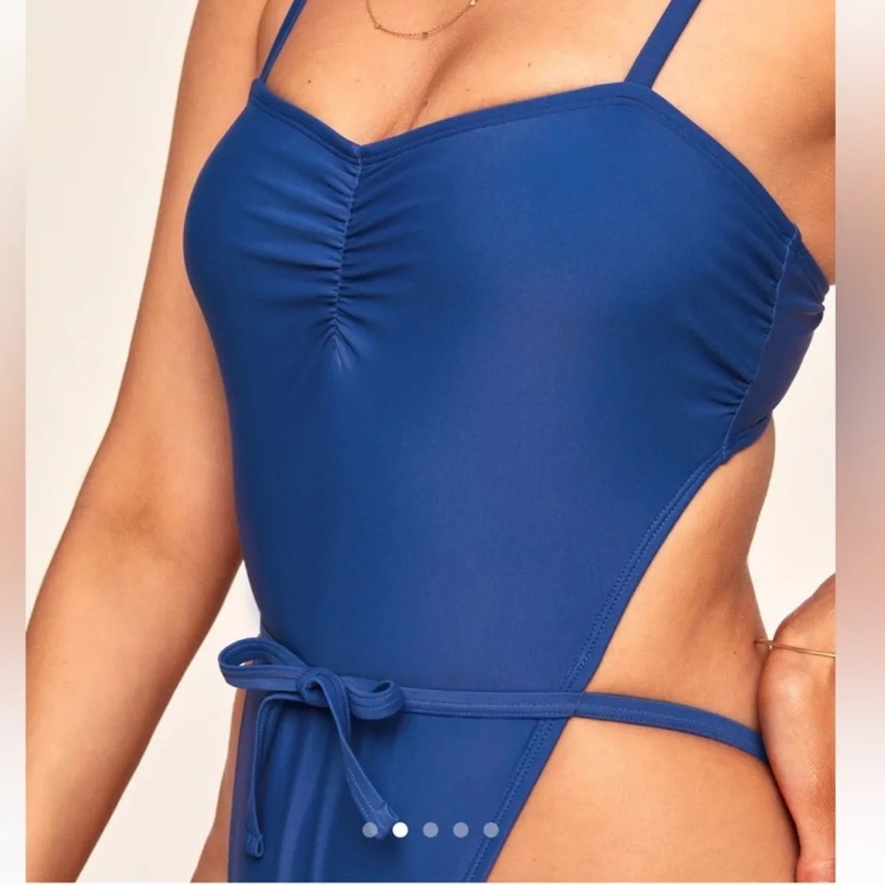 Adore Me Calypso Blue One-Piece Swimsuit and Cheetah One piece swimsuit nwt - Picture 7 of 9